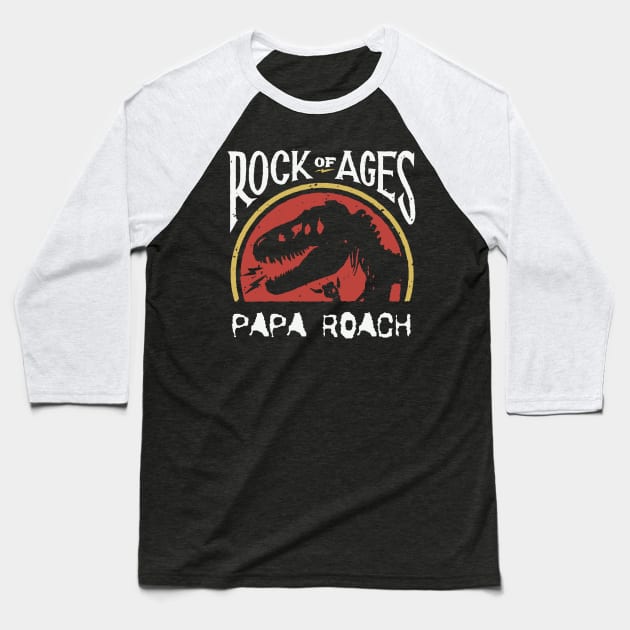 papa rock of ages Baseball T-Shirt by matilda cloud